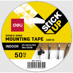 DELI ΤΑΙΝΙΑ ΔΙΠΛΗΣ ΟΨΗΣ ΑΦΡΩΔΗΣ 2,54mm x 5m BBL